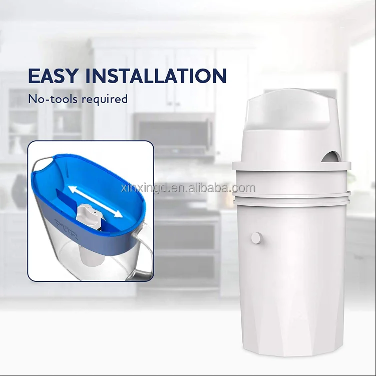 Coconut Shell Activated Carbon Pitcher Water Filter Replacement for Pur CRF950Z,PPT700W,CR-1100C,DS-1800Z