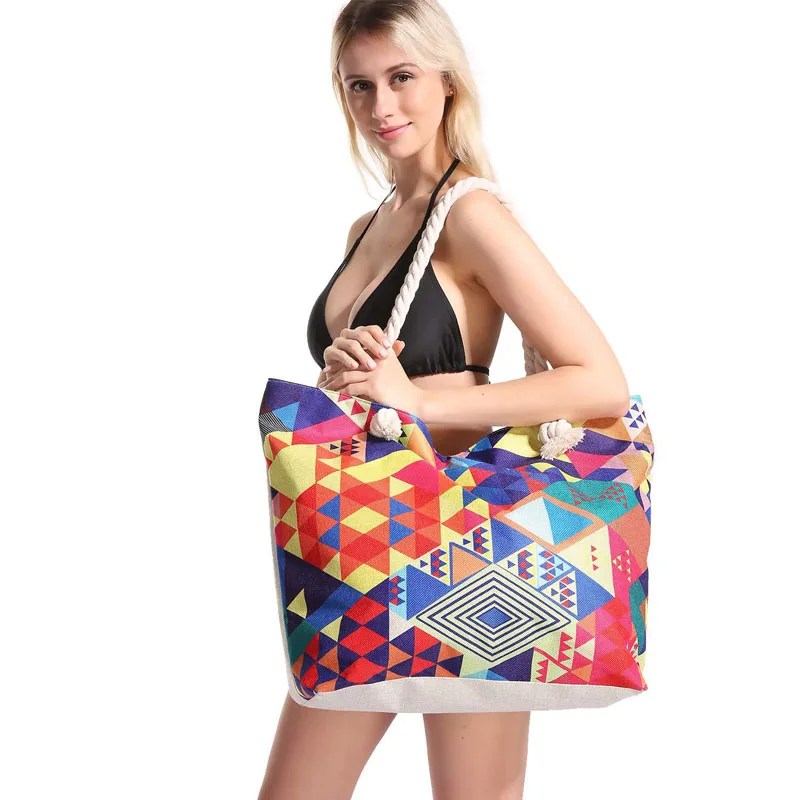 Популярные пляжные сумки с прессом 2022, женская летняя водонепроницаемая сумка-тоут