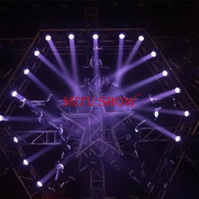 MITUSHOW 60W LED Mini Beam Moving Head Light for Stage LCD Display 90 Titan Mobile Dmx Hy 8002 High Power Beam 380 Light 11 Chs