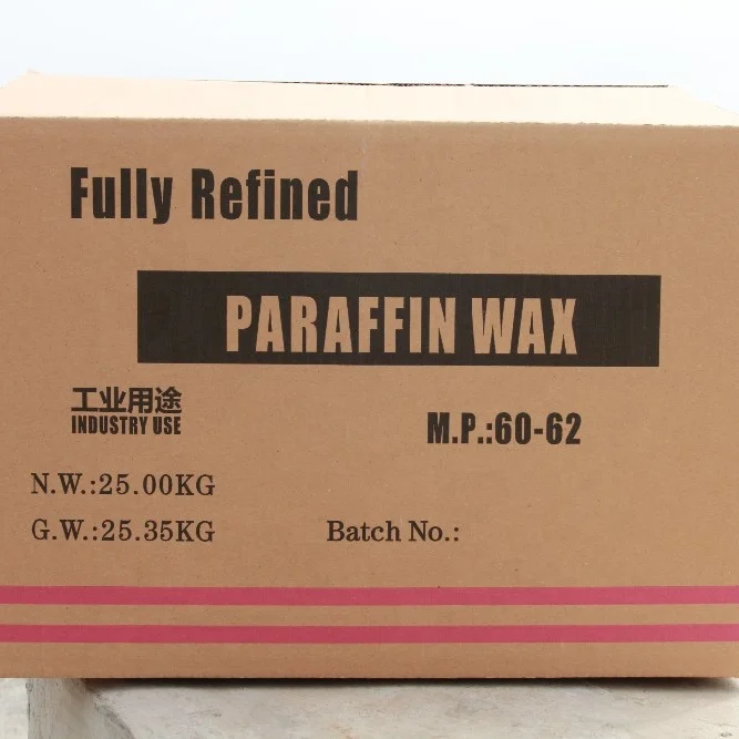 
KUNLUN Brand Fully refined paraffin wax 60-62 