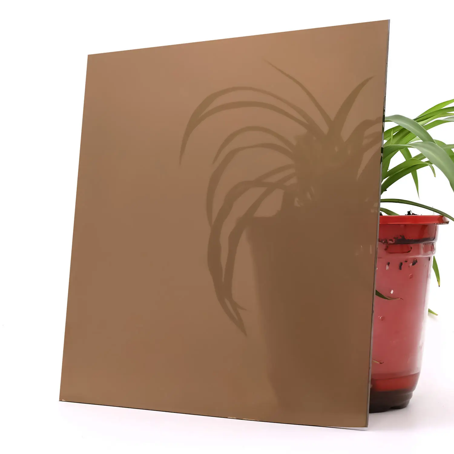 4mm 6mm 8mm 10mm Float Colored Brown Euro Grey Bronze Green Black Tinted Reflective Glass