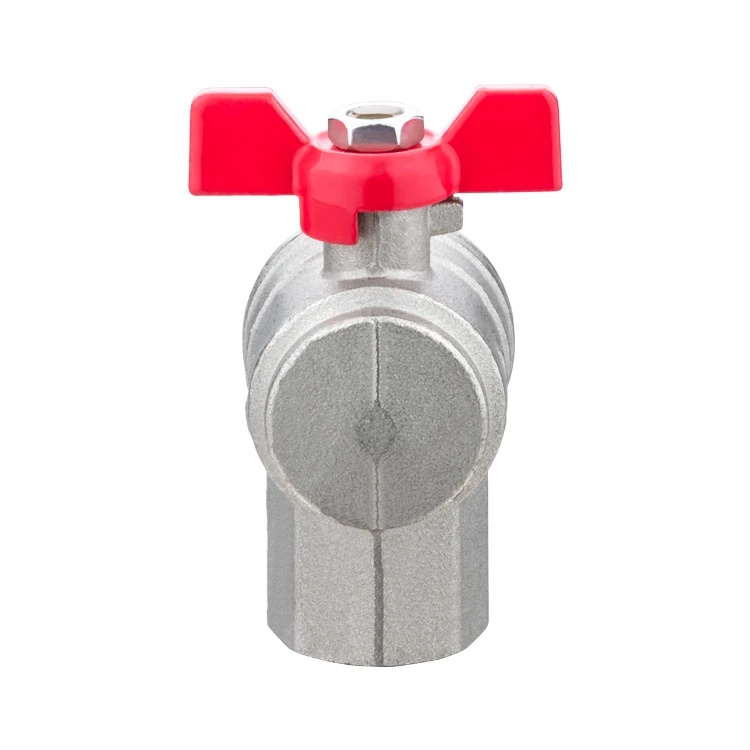 TMOK High Quality 1/2 3/4 Brass Angle Type Valve Union Ball Valve for Water Gas Oil