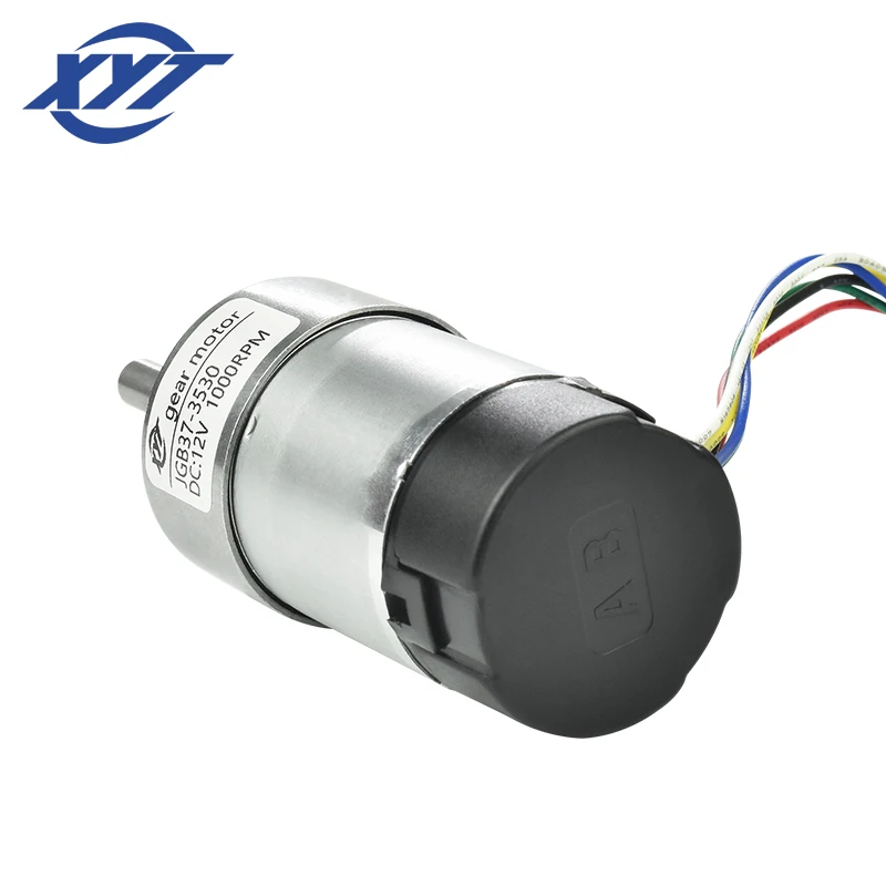 High quality JGB37-3525 12V DC Mini Motor Rear cover