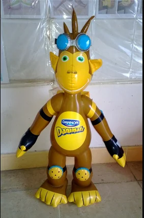 Air tight inflatable brand mini character factory sale, advertising  inflatable doll seat models  advertising replicate building