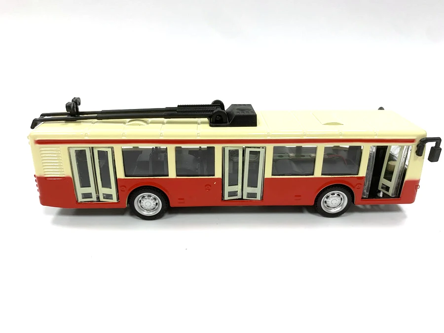 1:90 popular window box packing pull-back sports bus model metal toys die cast cars with sound and light