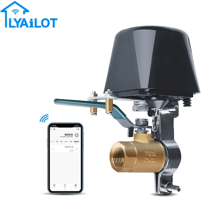 Intelligent wireless WiFi electric valve controller Tuya app remote switch gas/water valve