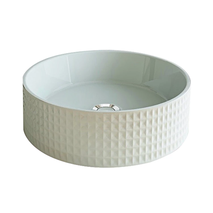 HUIDA легкие голубые самоочищающиеся глазурованные раковины для столовой маленького размера художественные раковины для ванной комнаты