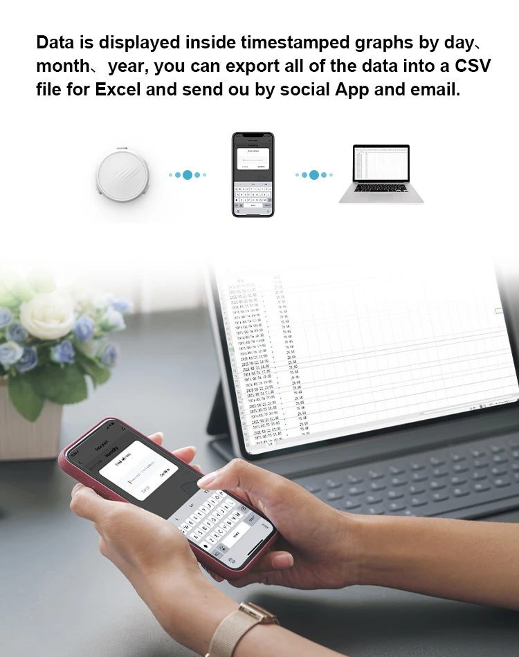 Sigmawit Smart Temperature Sensor  Temperature Sensor Tuya  Temp Humidity Data Loggers Nist