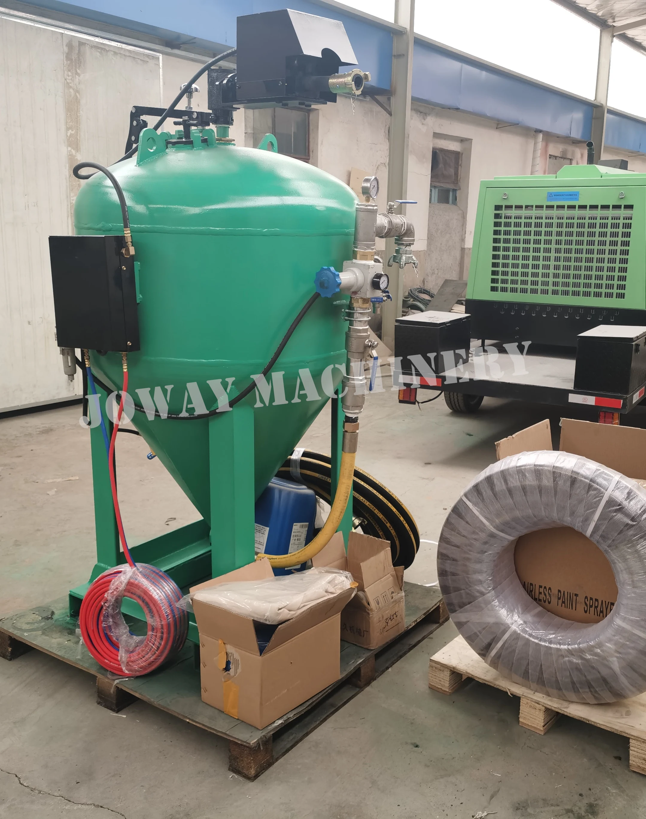 DB1500 High pressure washer/dustless blaster sandblast Stable Performance Sand Blasting Machine Industrial