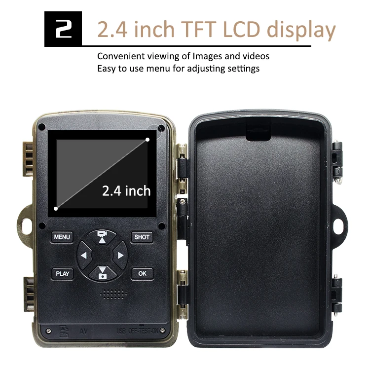 0.3s Time Sensor Hunting Camera Waterproof Outdoor Wildlife Monitoring Trail Camera