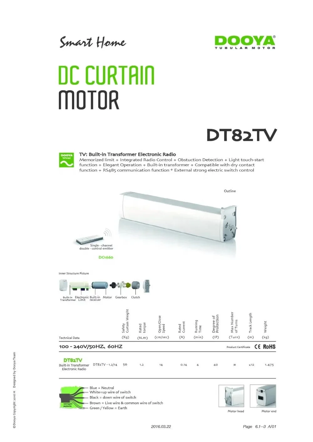 Google Home Alexa Tuya Wifi Remote Control Automatic Electric Motorized Smart System Curtain Motor Plug in