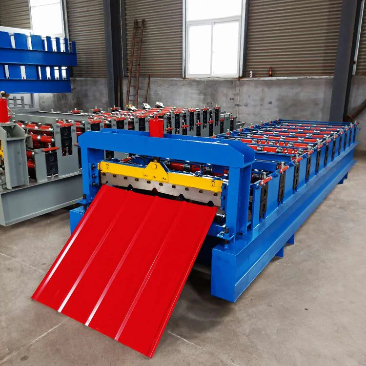 Aluminum Glazed Roofing Tile Color Steel Sheet Roll Forming Machine Used/New with Motor Pump Gear Roller for Building Use