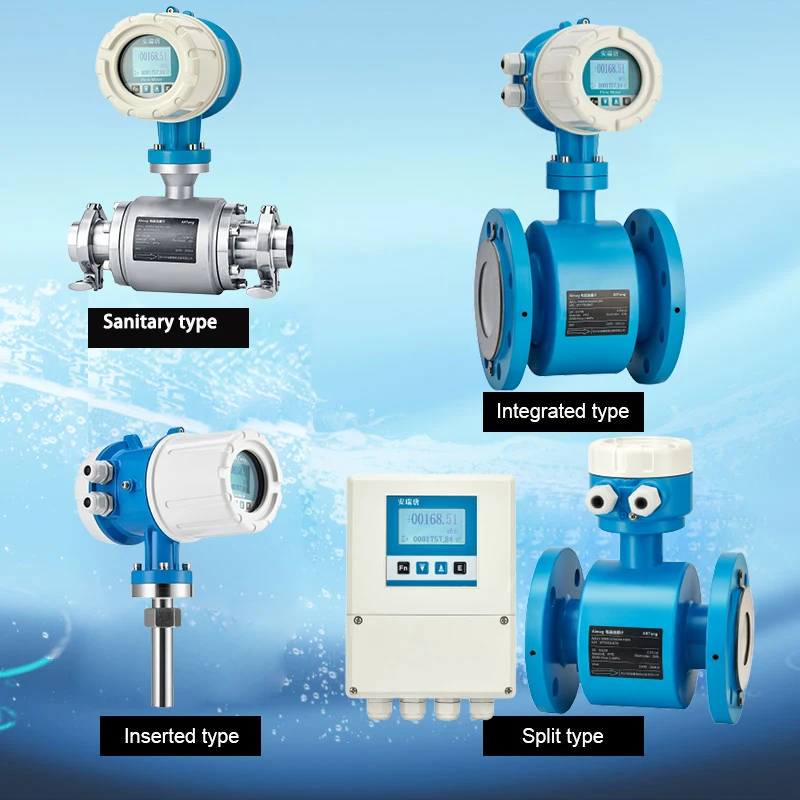 China DN150 Electromagnetic Flowmeter Rs485 Sea Water Flow Meter Sewage Water Magnetic Sensor Price