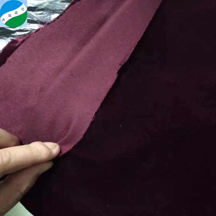 
Good price 100% polyester korean soft velvet dyed woven stock fabric in Shaoxing 