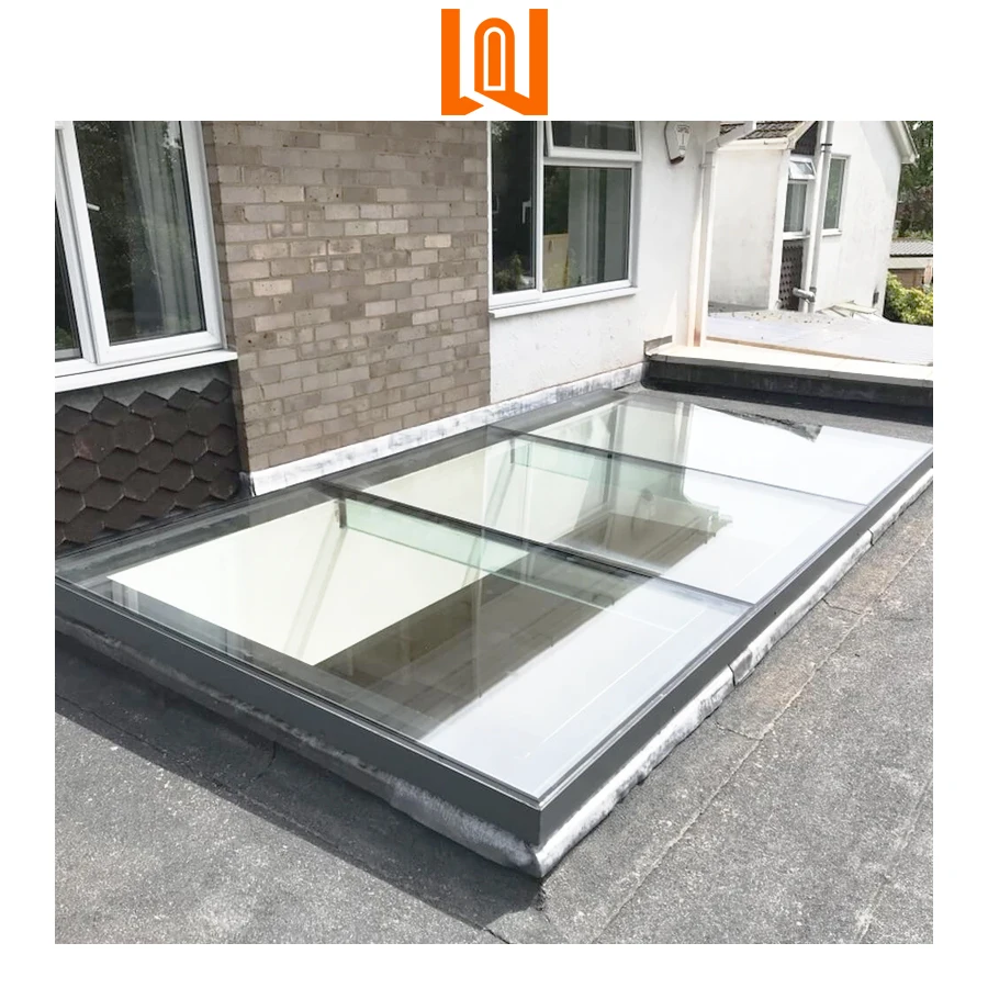 Contemporary Villa Heat Insulation Skylight Roof Window Roof Skylight Glass Basement Windows