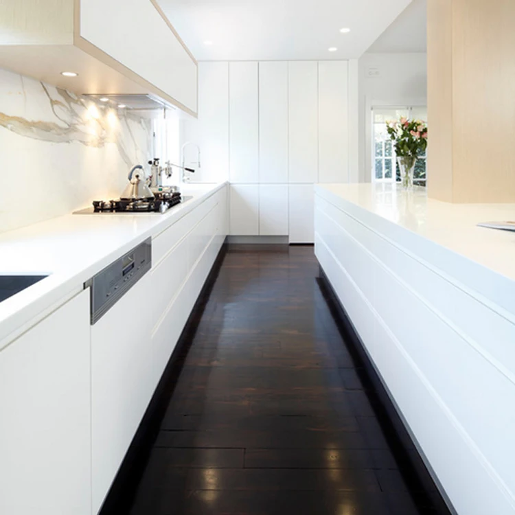 AIS_K260 l shaped modular kitchen designs lacquer kitchen cabinet poland