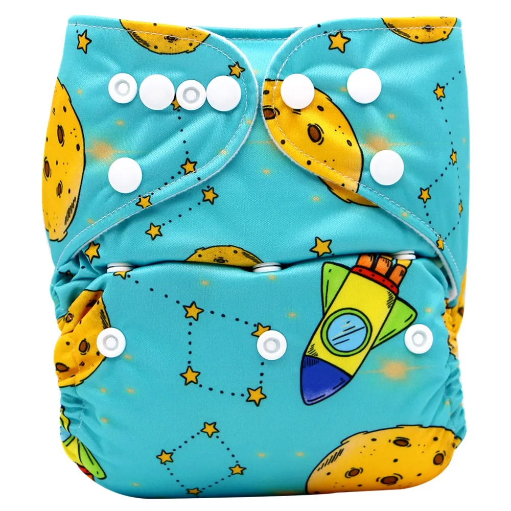 Amazing Baby Cotton Cloth Diapers with Insert Reusable Cloth Nappy