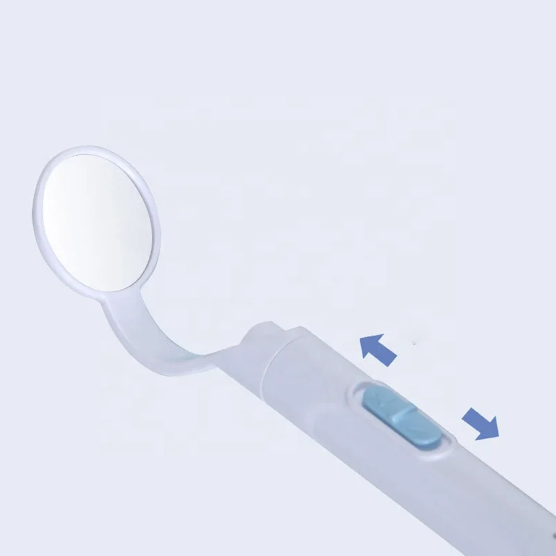 Dental Mirror Home Oral Endoscope Cleaning Tool Dental Mirror with Light Anti-Fog LED Oral Mirror