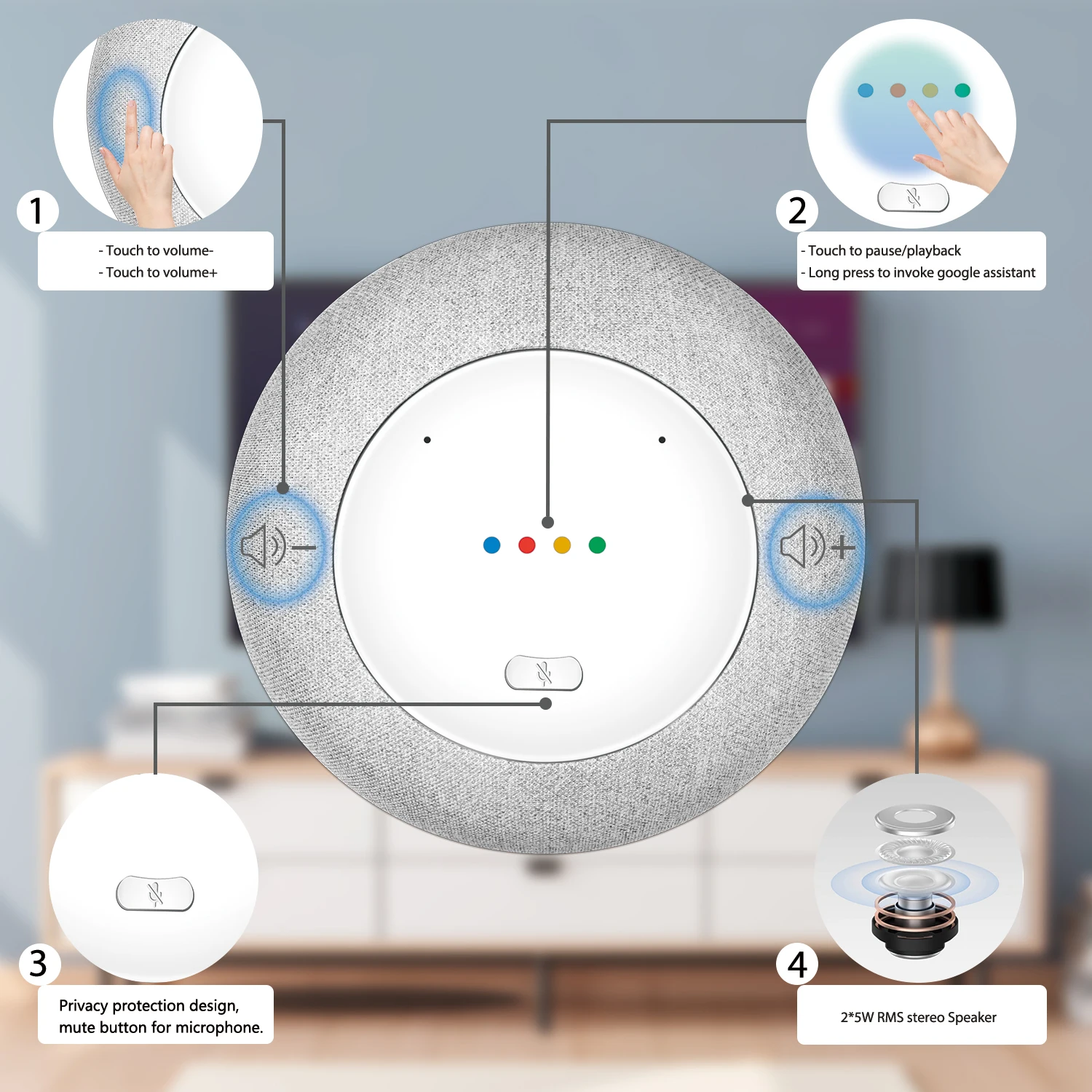 MECOOL HomePlus KA1 DVB T2 Android 11 0 4 Гб оперативной памяти 32 встроенной кинотеатров домашний концентратор умная лампа с колонкой