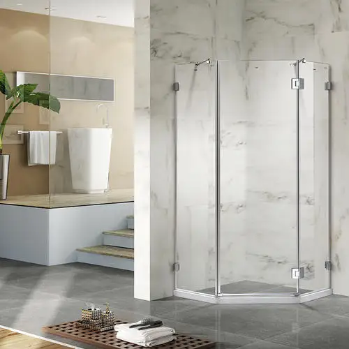 
Tempered Glass Panel Material and ABS Tray Material shower cabin 
