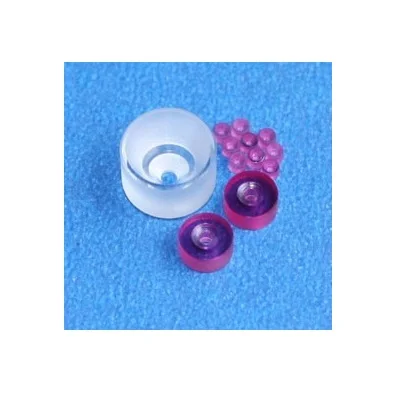 Precision Round Ruby Red Balls Corundum Spheses Synthetic Ruby Ball