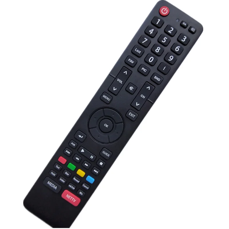 ONE FOR ALL Universal Remote Controller with MEDIA NETTV function Black 54 Butons