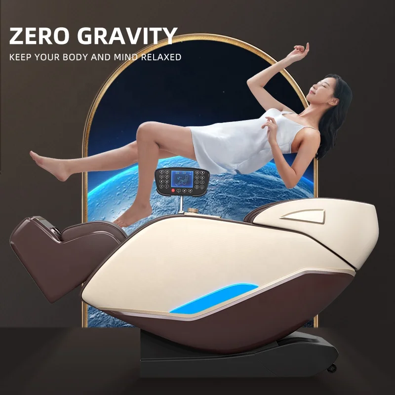 Роскошное высококачественное коммерческое массажное кресло Leercon с SL-треком и ИИ-голосом 4d со светодиодной подсветкой