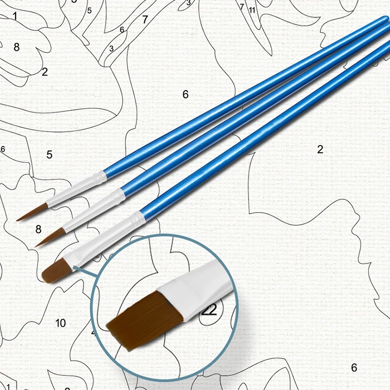 custom Mediterranean Sea Landscape DIY Painting By Numbers Kits  For Home Wall Decor Gift handPaint On Canvas