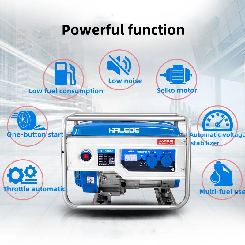Двойной топливный генератор, 5 кВт, 3 кВт, 220 кВт, 8 кВт, Электрический пусковой бензиновый генератор с природным газом для домашнего пользования