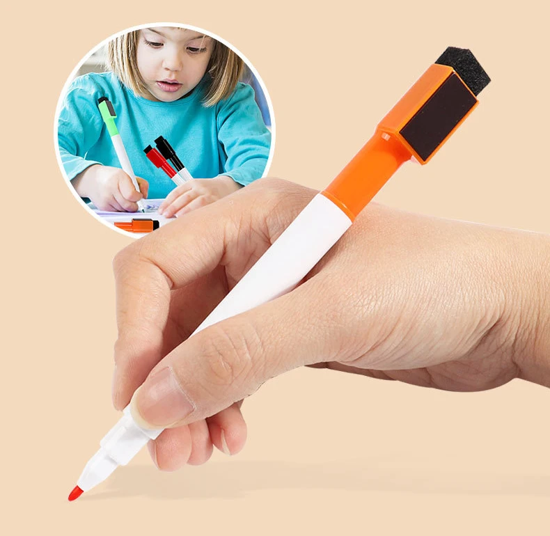 Good Quality Favorable Price Fine Tip  Low Odor Magnetic Dry Erase Pen For School Office