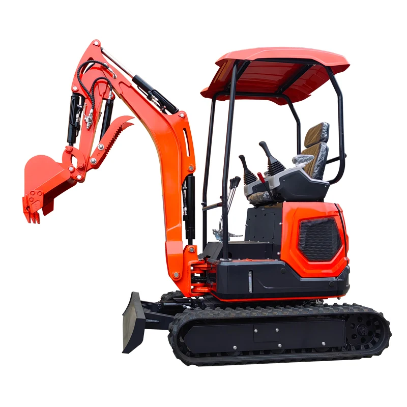 Mini Excavator 1.8 Ton CE EURO5 Fast Delivery mini small excavator 1 ton 2 tons chinese Crawler mini digger excavators for sale