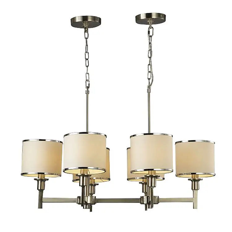 Pendant Lighting Interior Indoor Modern Light Fabric Chandelier from zhongshan