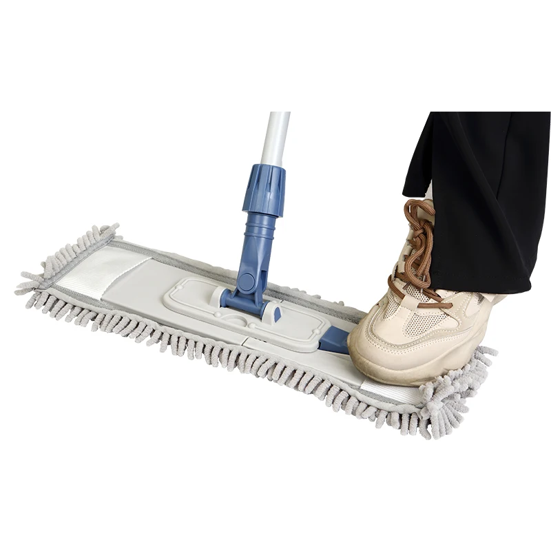 Microfiber Floor Cleaning Flat Mop Home Use Dust Mop Replaceable Sweep Mop