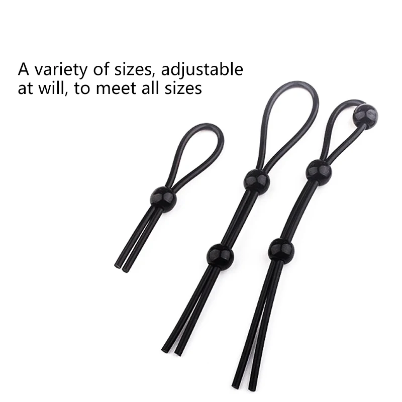 Food Grade Silicone Erotic Toy Cock Rings for Small Penis Dick Latest Sex Toys for Male Elastic Cock Ring Sets Adjustable Tools