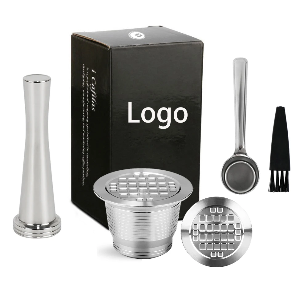 Baming Stainless Steel Permanent Coffee Pod Food-Grade Reusable for Nespresso Capsule Espresso Coffee Pods
