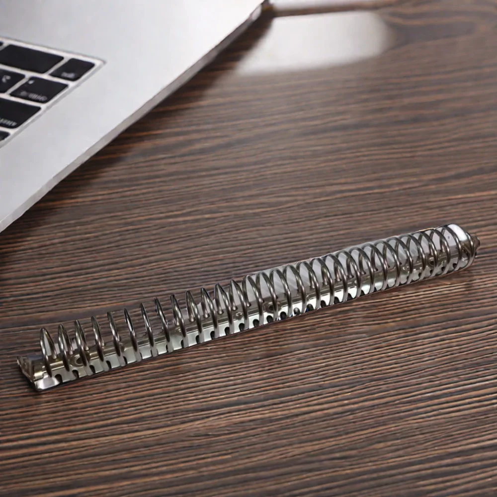 O-Shaped Iron Clip Document Binder Iron Ring Binding Clip Porous Folder Accessories