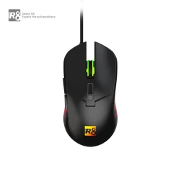 2023 Cheapest coloful rgb LED backlight wired 6D optical gaming mouse for Desktop Computer