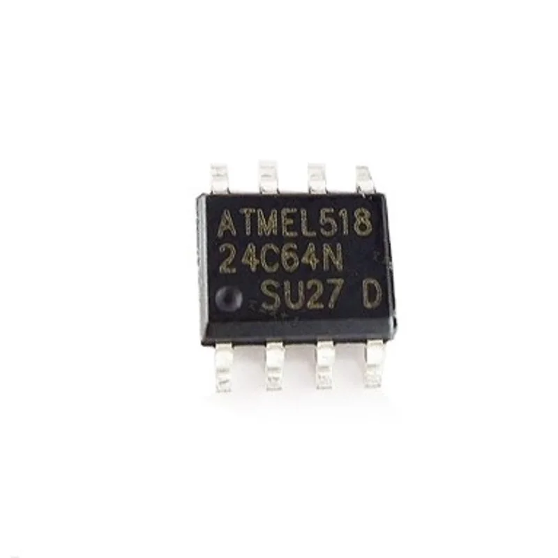 EEPROM Memory IC 64Kb 400 kHz 900ns 8SOIC atmel AT24C64 AT24C64N