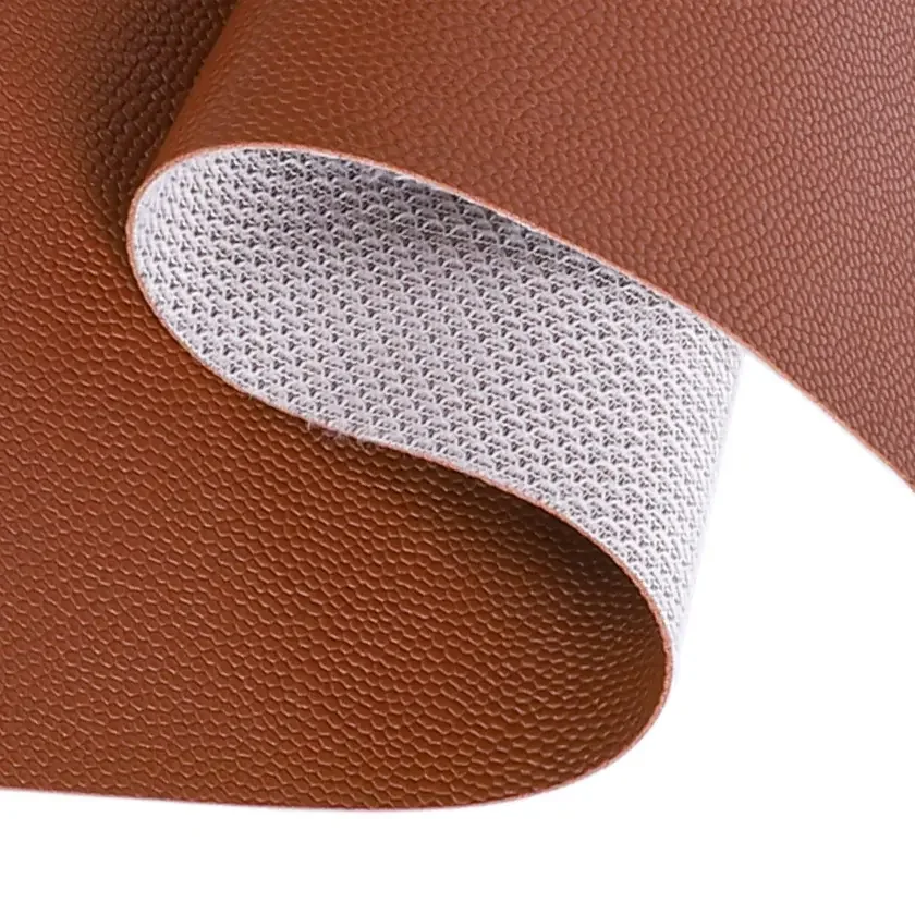 PVC Synthetic Vegan Textiles Eco Friendly Faux Leather Products Rolls Soft Vinyl Fabric For Sofa Furniture