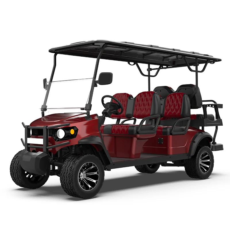 High Quality Cheap 6 Seat Golf Cart with Curtis Controller Off-road Carros de golfcar