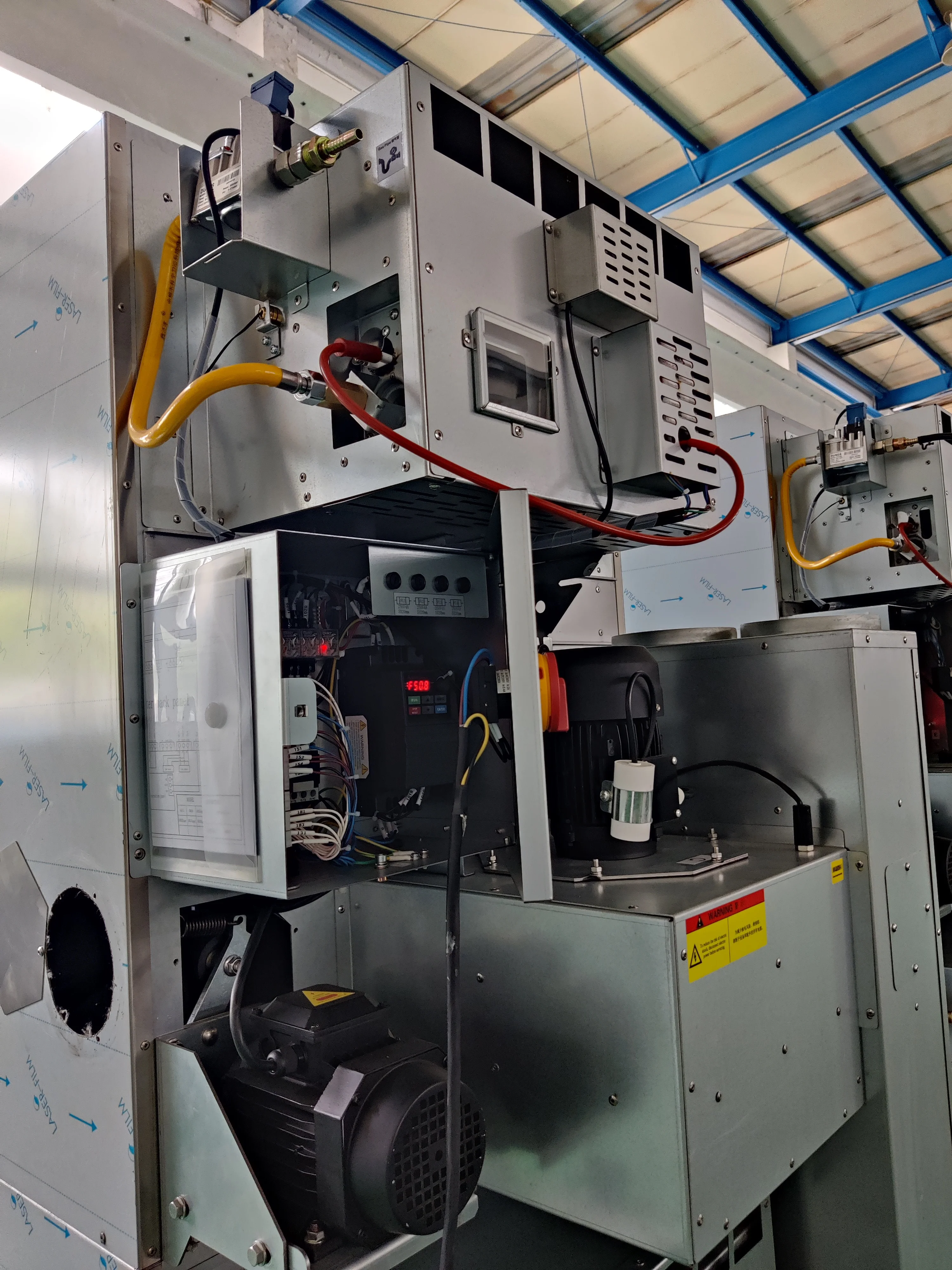 Hot sale wood sawdust coin operated laundry dryer equipment