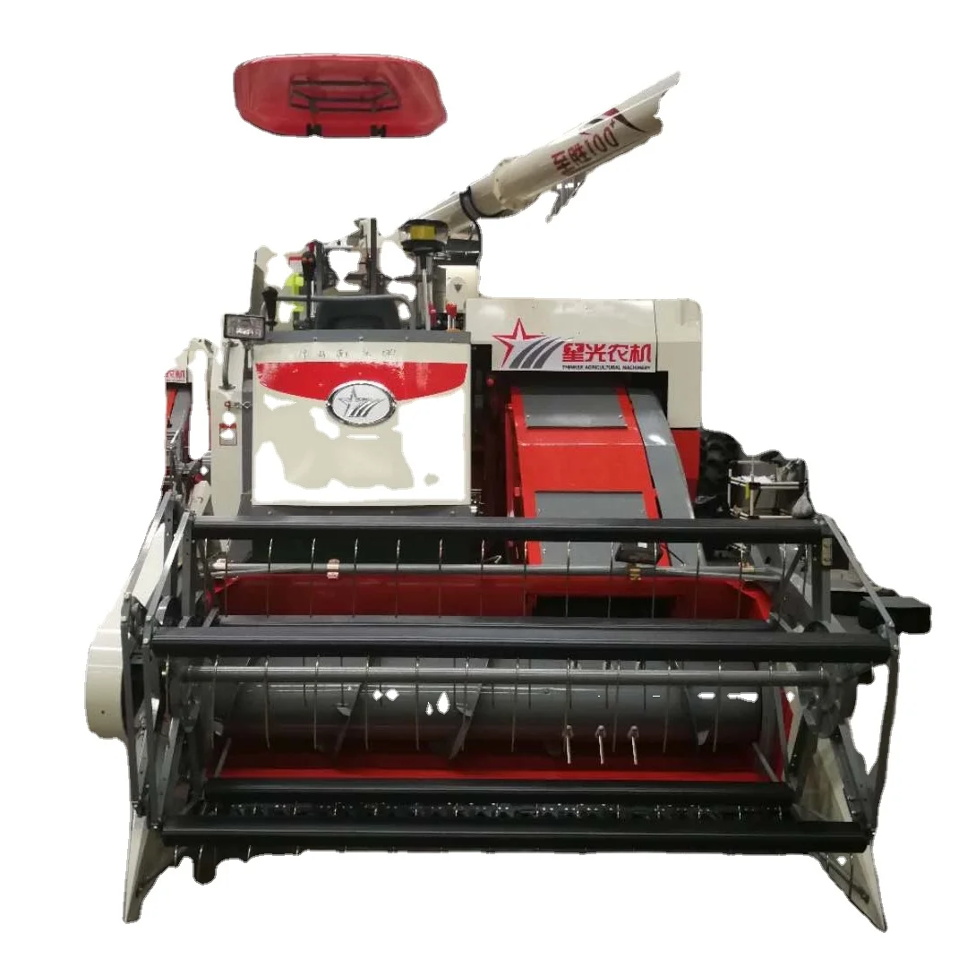 2021 г., Лидер продаж, сборщик риса luckystar, сельскохозяйственная машина для сбора риса с полным кормом, Сельскохозяйственный комбайн