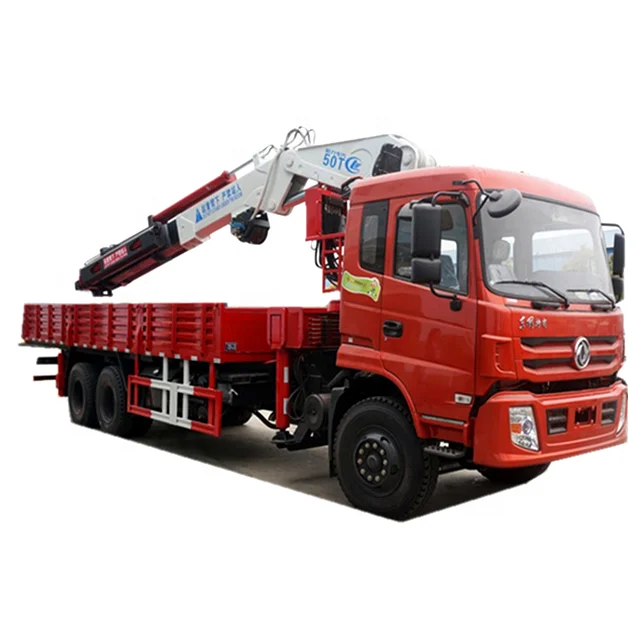6*4 Dongfeng 50 ton lifting cranes price
