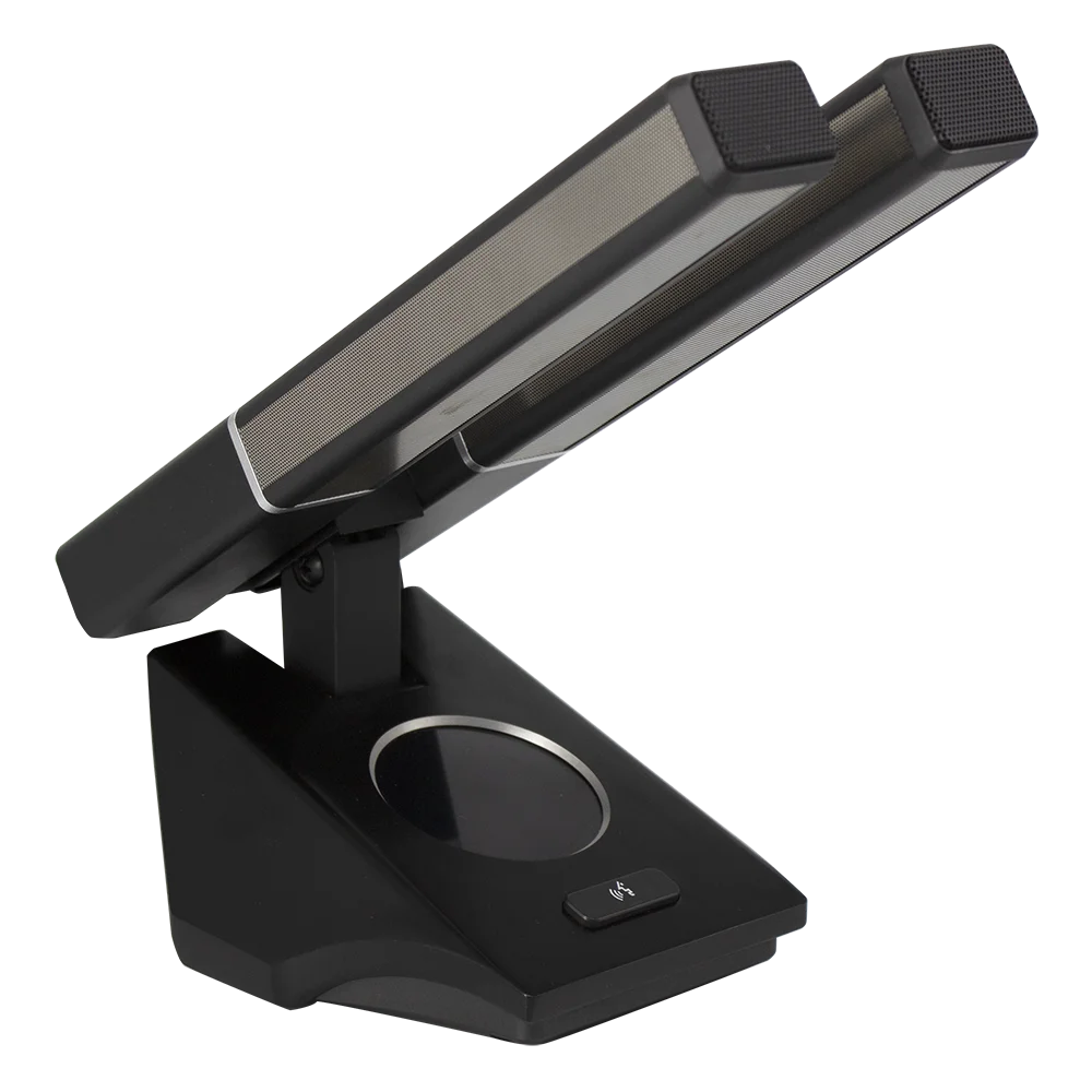 LCD display touch screen Dual Rods Desktop discussion Voting microphone for conference room audio system