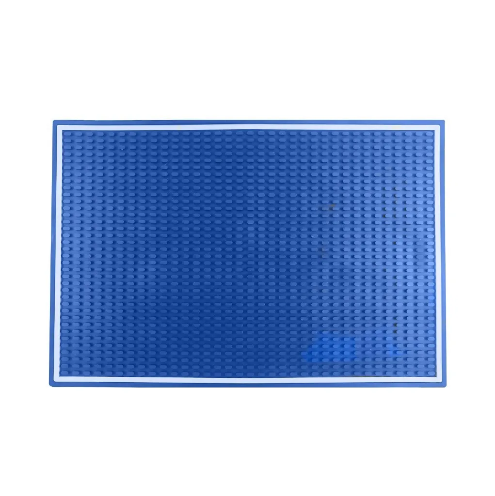 Wholesale Silicone Colorful Customized Print Bar Runner Mat Custom Bar Mat