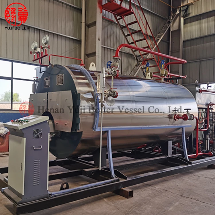 2 3 4 6 8 12 15 20 Ton Wns Horizontal Fuel 10Ton Industrial Oil Steam Boiler For Tobacco