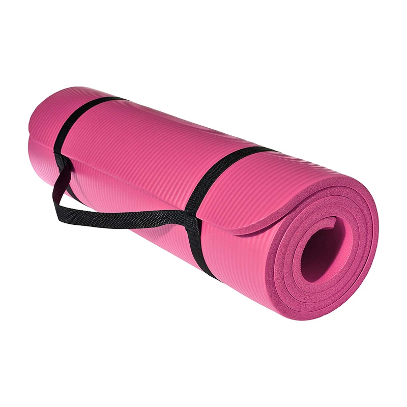  Wholesale Fitness Yoga&Pilates Exercise Mat NBR Yoga Customized Size Color Wholesales Cheap Gym Mats 8mm