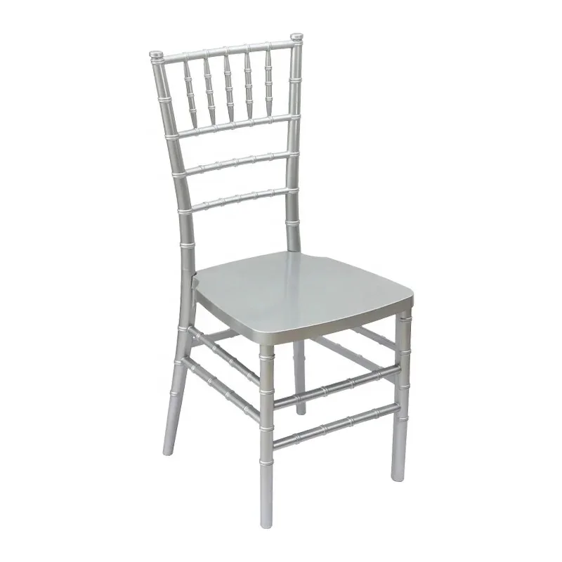 High Quality Wedding Event Party Chairs PP Resin Gold Plastic Tiffany Stackable Chiavari Banquet Chair for Hotel Restaurant