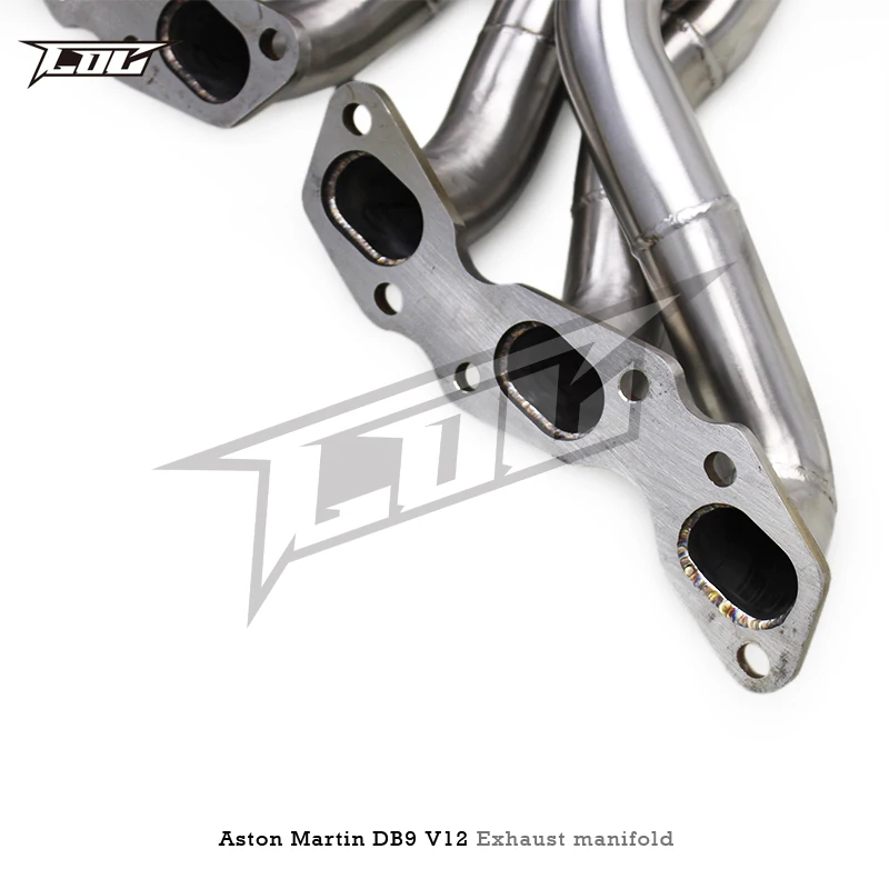 BK Exhaust Engine Manifold Header For Aston Martin DB9 V12 6.0L 2012-2016 Stainless Steel 304 Car Exhaust System