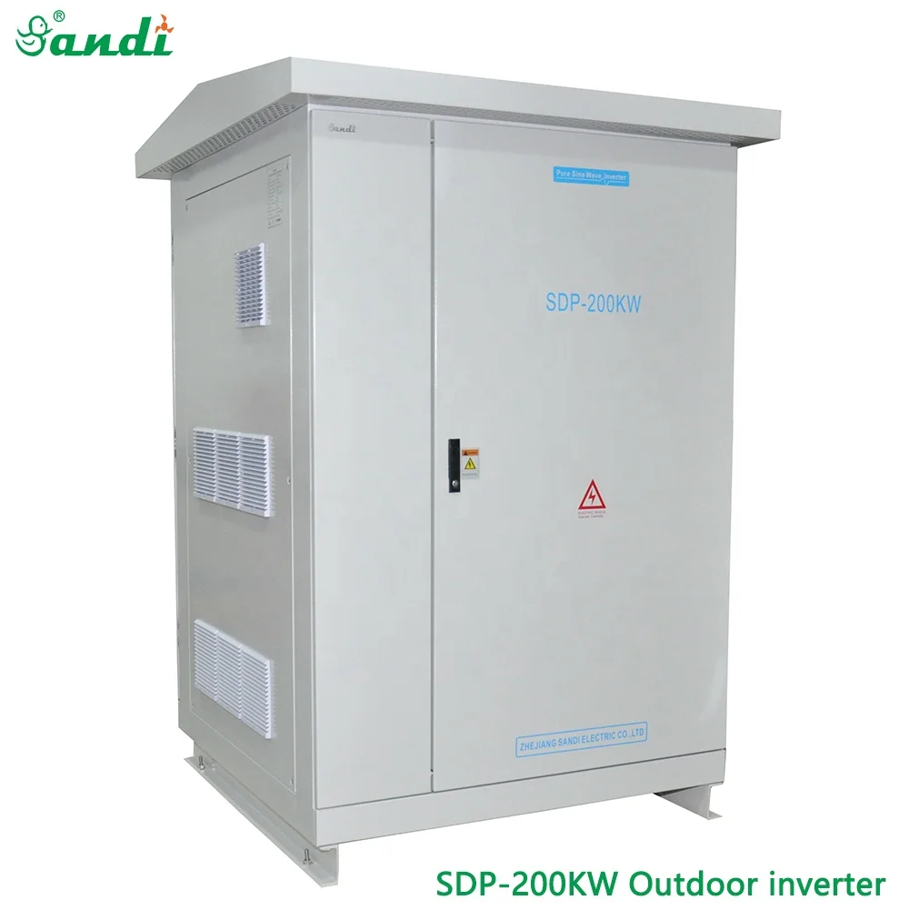Sandi 200KW инвертор с автономной сеткой 3 фазы 480 В чистый синусоидальный сертификатами UL1741/CSA